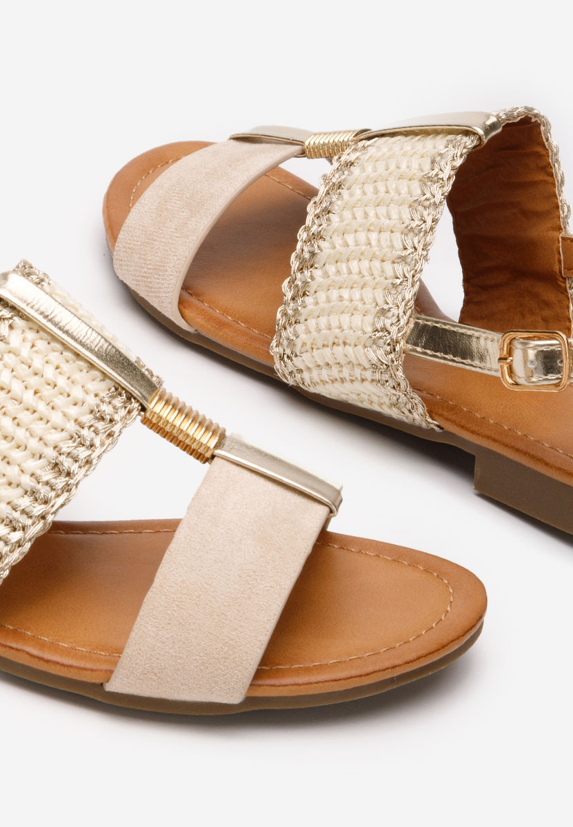 Sandali bassi eleganti Almita beige