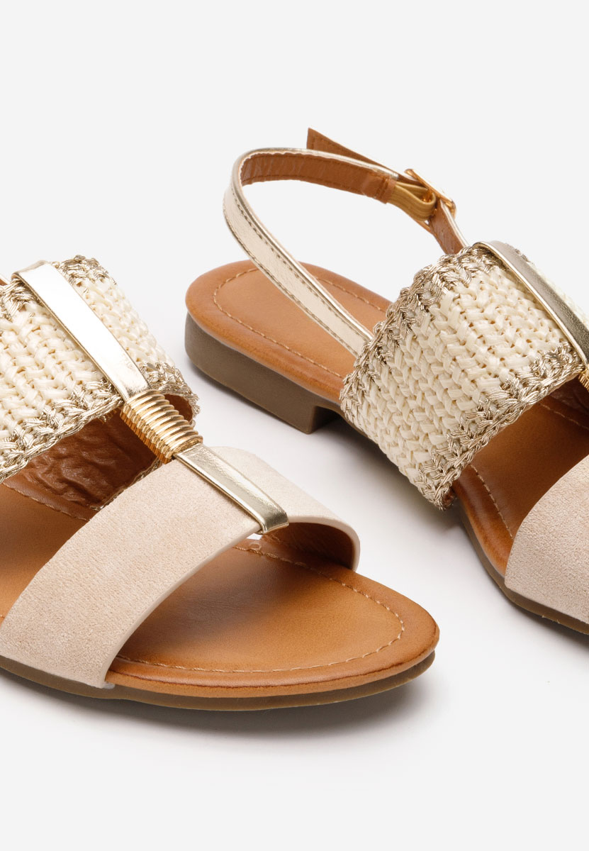 Sandali bassi eleganti Almita beige