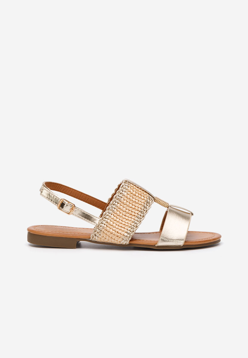 Sandali bassi eleganti Almita oro