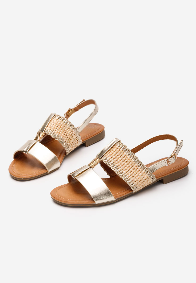 Sandali bassi eleganti Almita oro