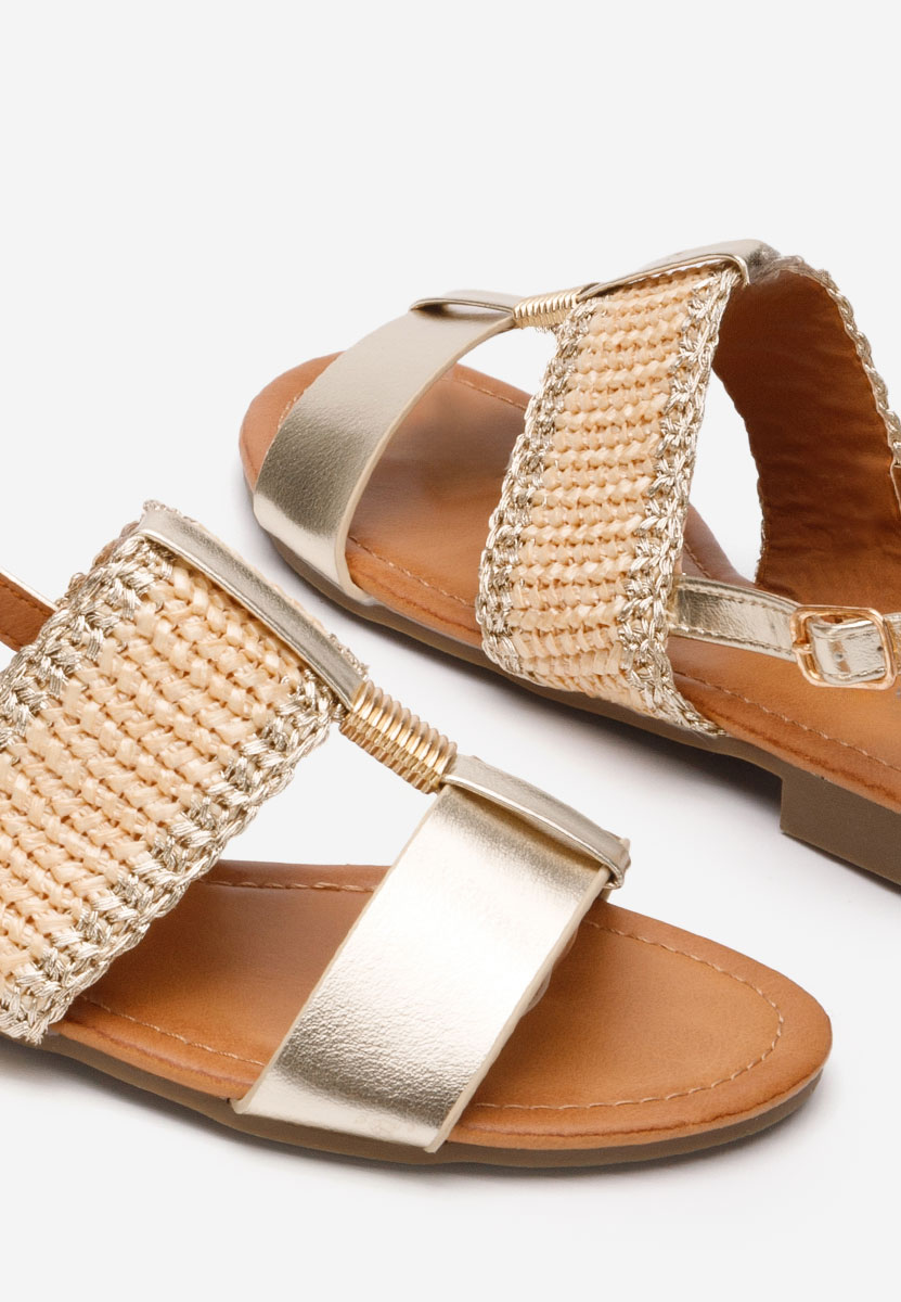 Sandali bassi eleganti Almita oro