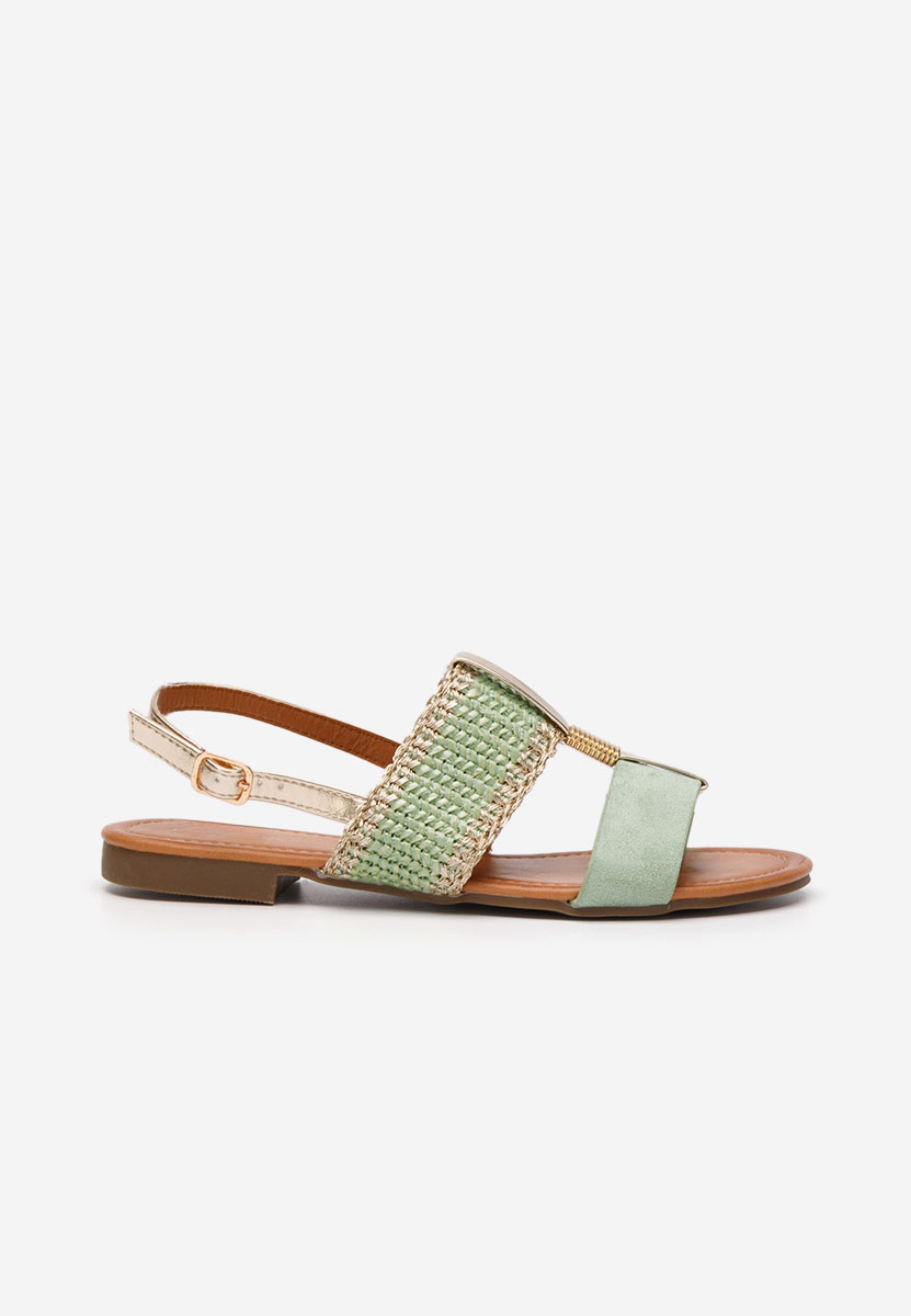 Sandali bassi Almita verdi