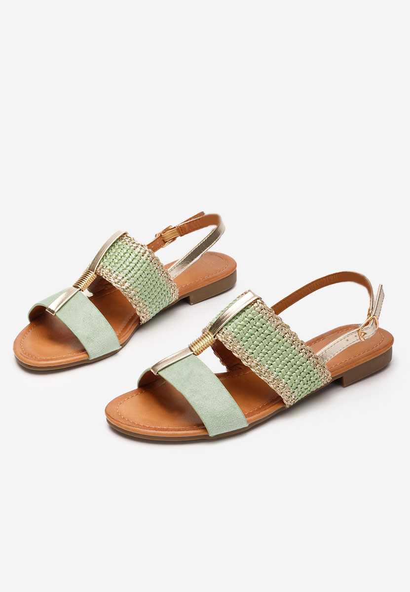 Sandali bassi Almita verdi