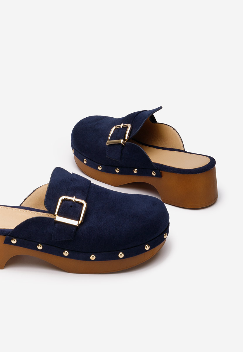 Zoccoli donna Advika V2 blu marine