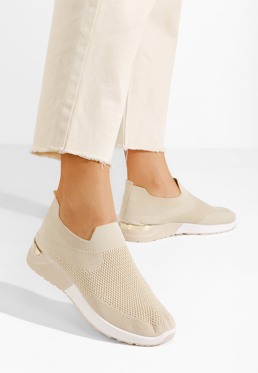 Scarpe da ginnastica slip-on Aderine beige