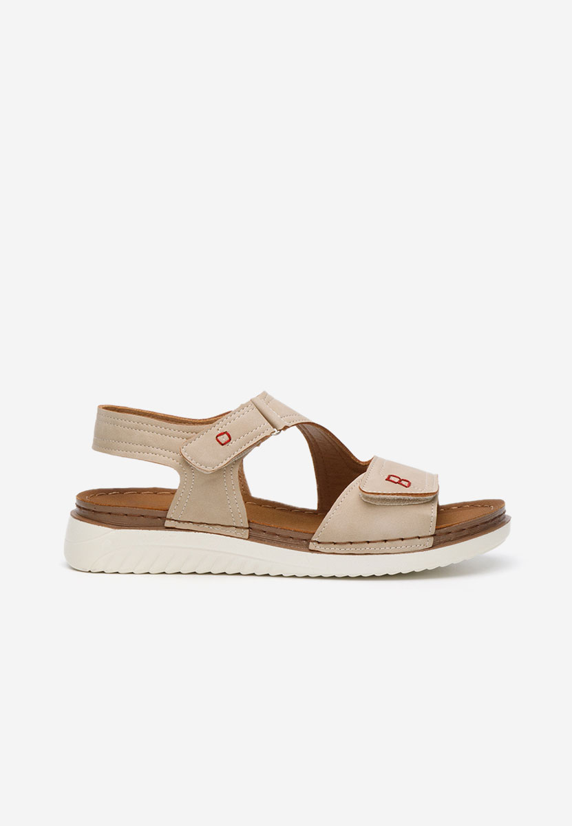 Sandali bassi donna Metina beige