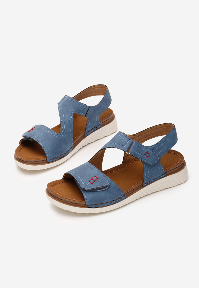 Sandali bassi donna Metina blu