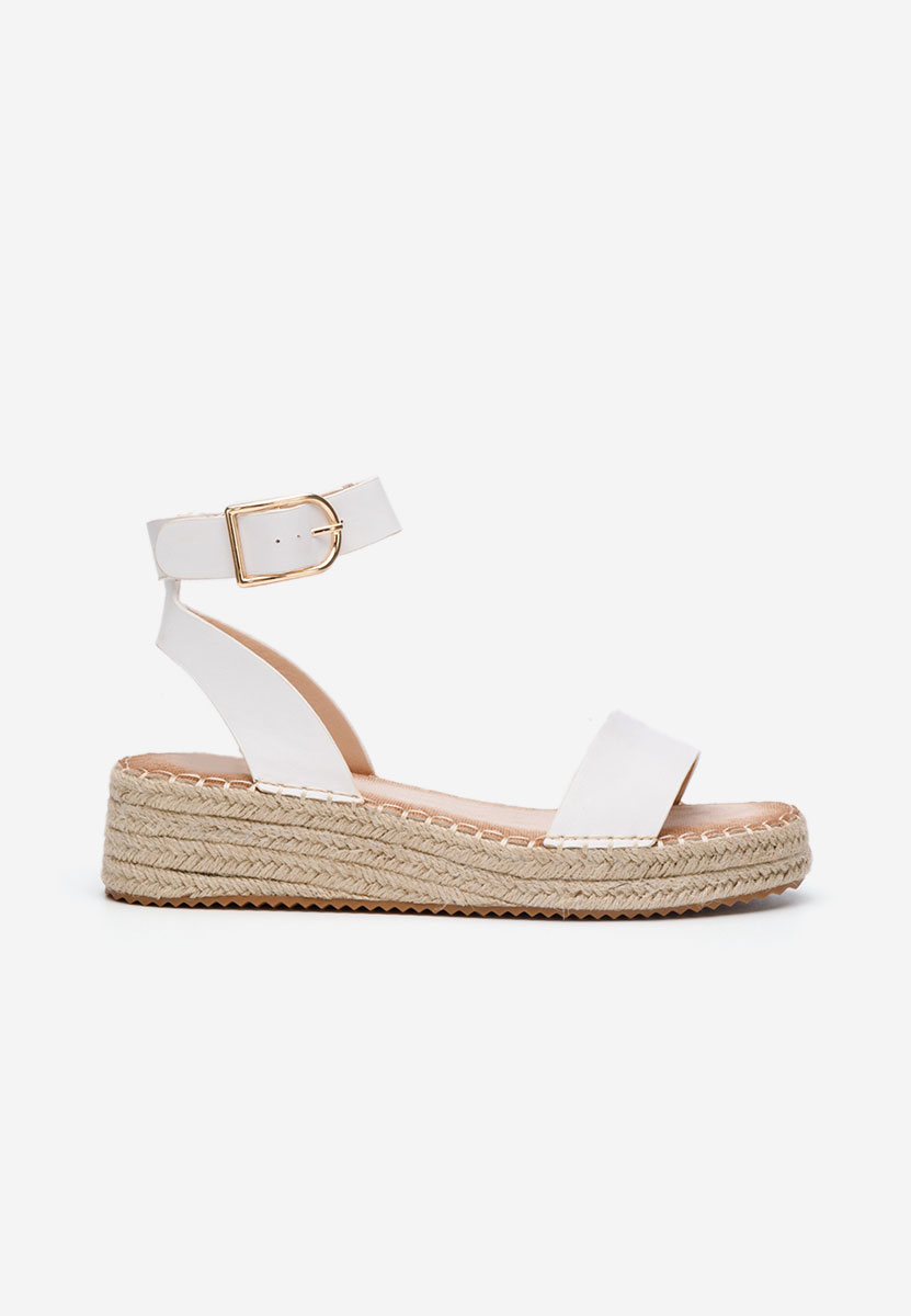 Espadrillas zeppa Veldia bianchi