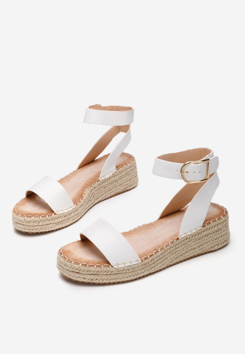 Espadrillas zeppa Veldia bianchi