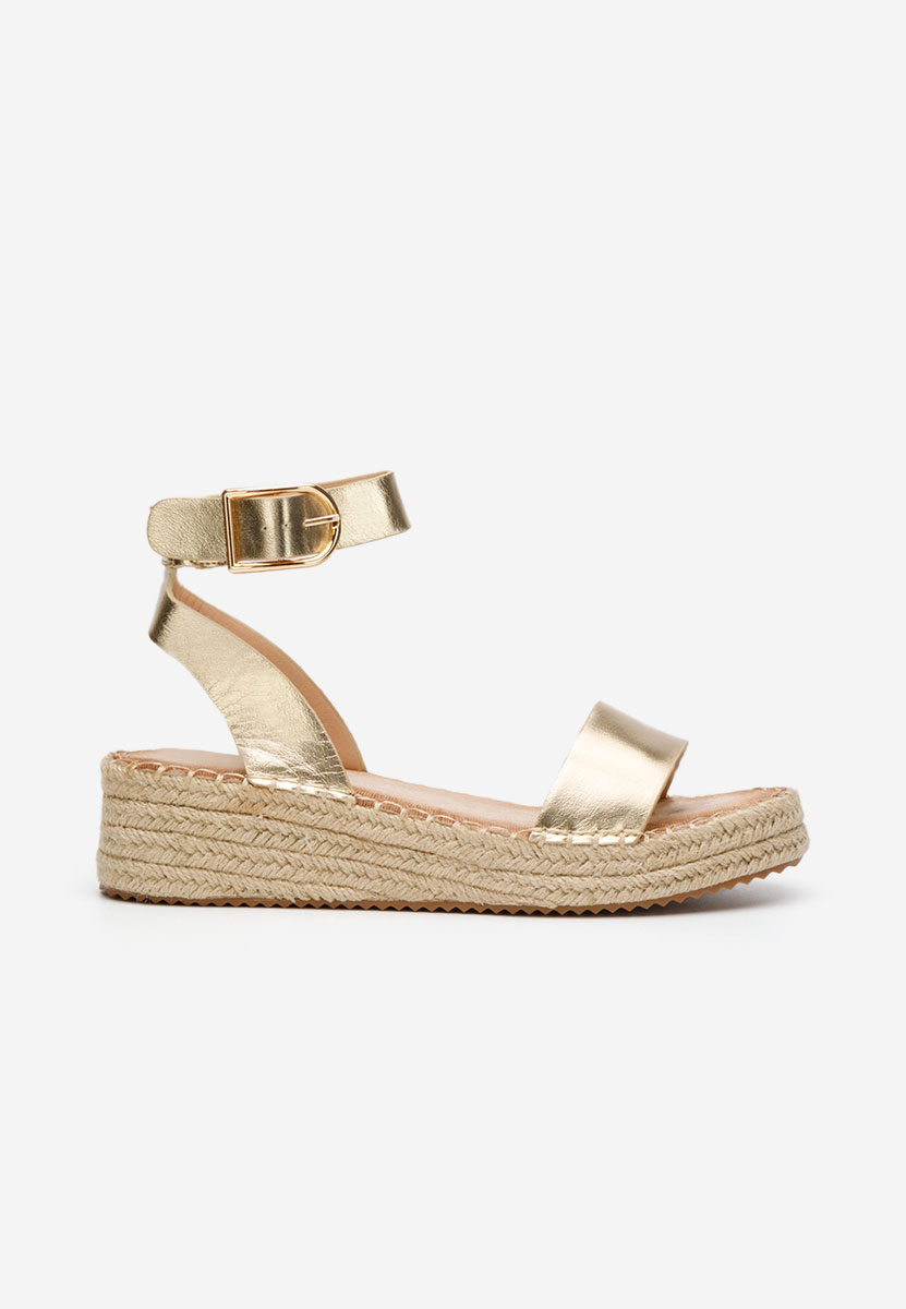 Espadrillas zeppa Veldia oro