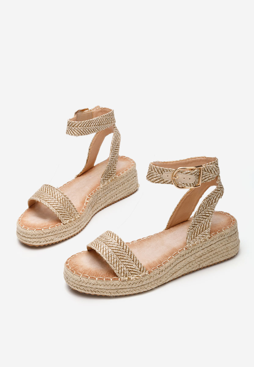 Espadrillas zeppa Veldia beige