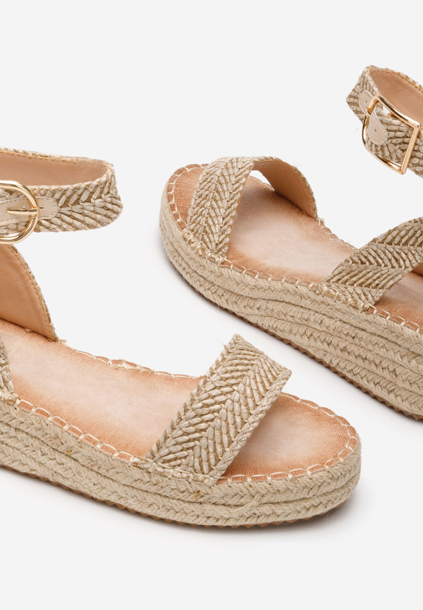 Espadrillas zeppa Veldia beige