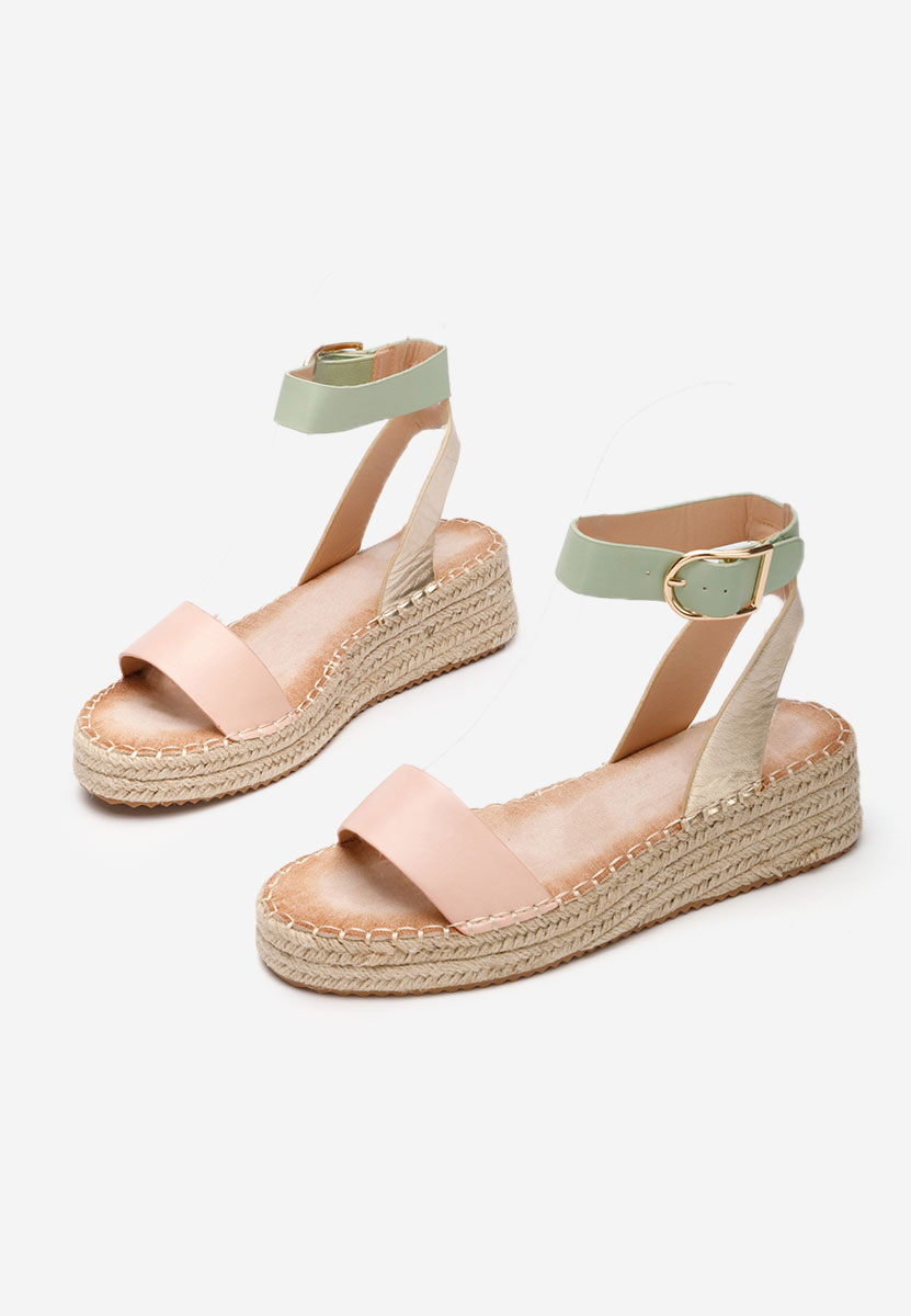 Espadrillas zeppa Veldia colorate