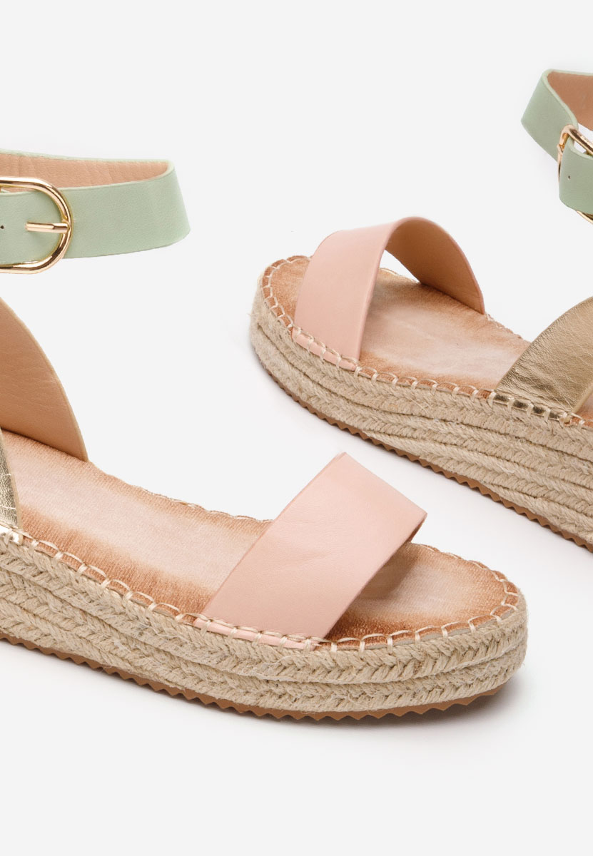 Espadrillas zeppa Veldia colorate
