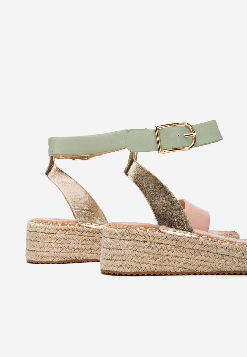 Espadrillas zeppa Veldia colorate