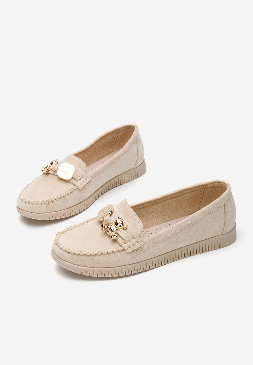 Mocassini da donna Maritia beige