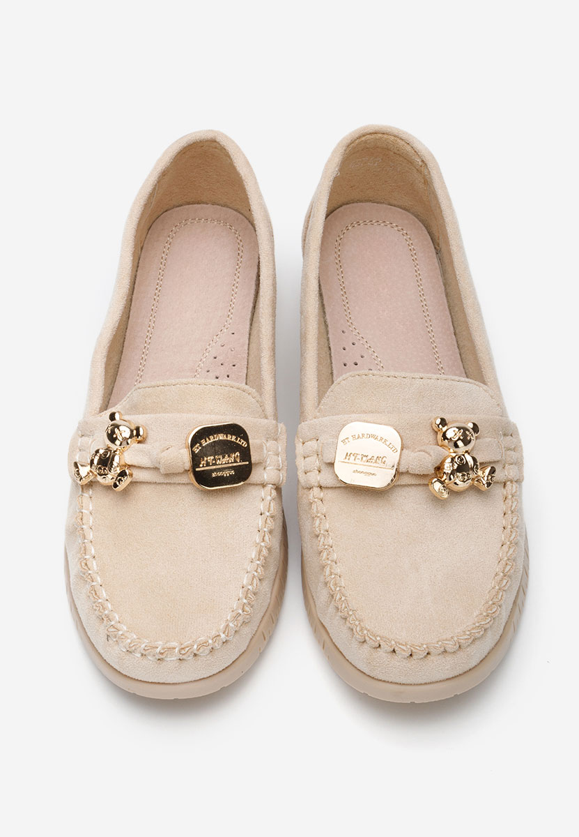 Mocassini da donna Maritia beige