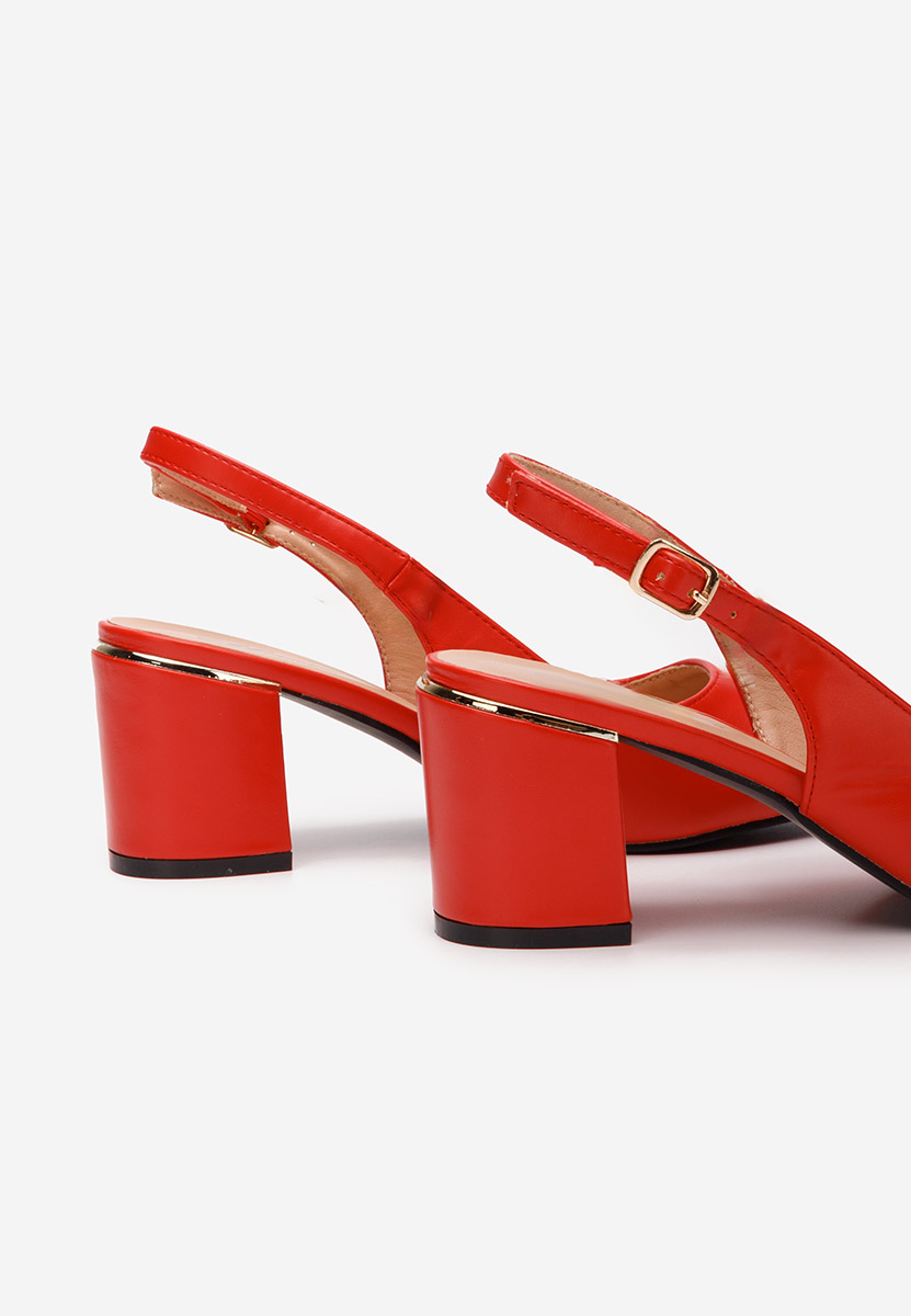 Décolleté Slingback Flamia rosso