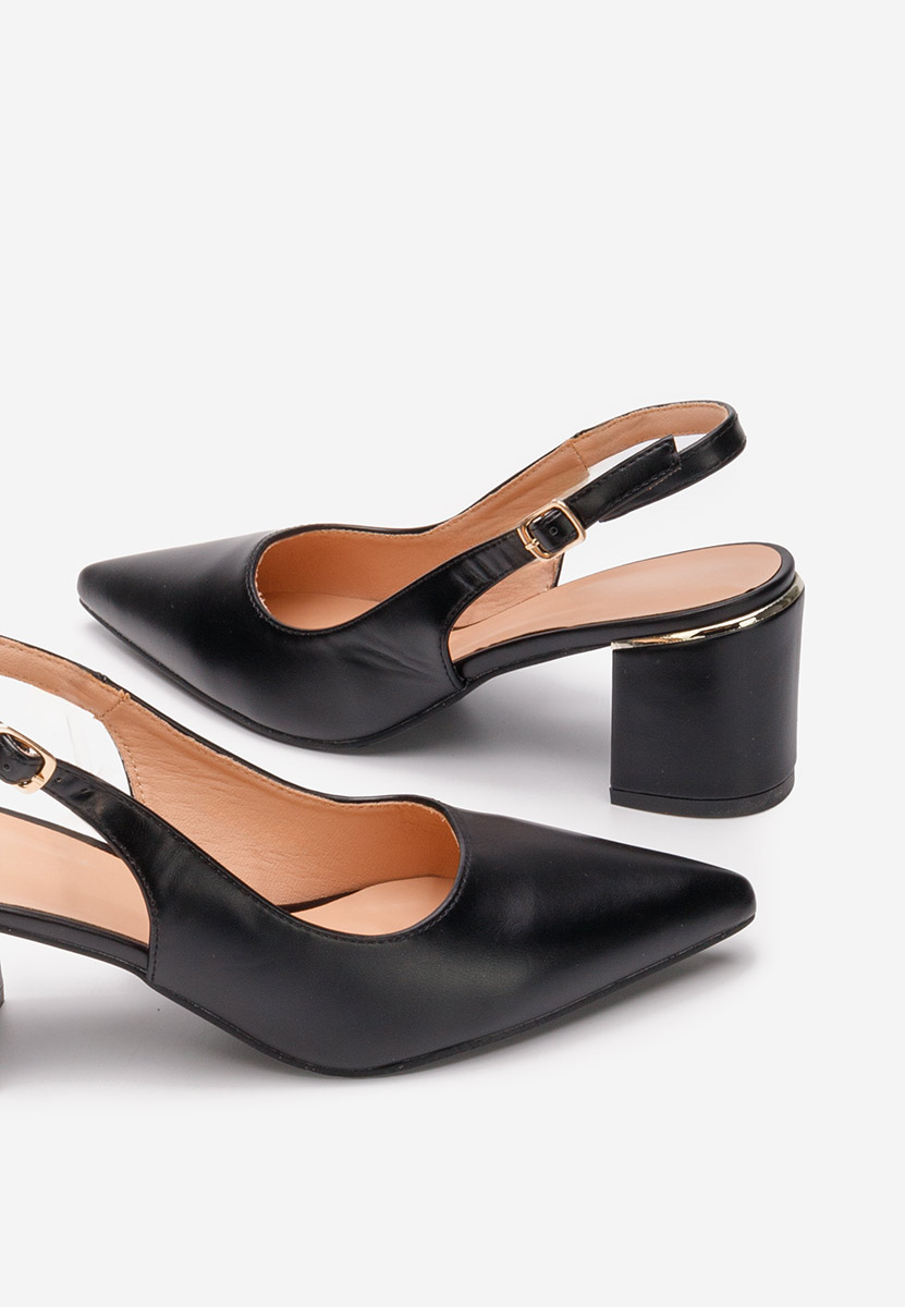 Décolleté Slingback Flamia nero