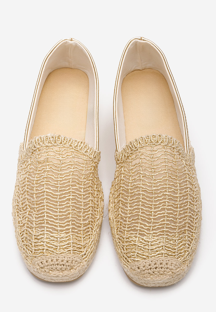 Espadrillas donna Naesia oro