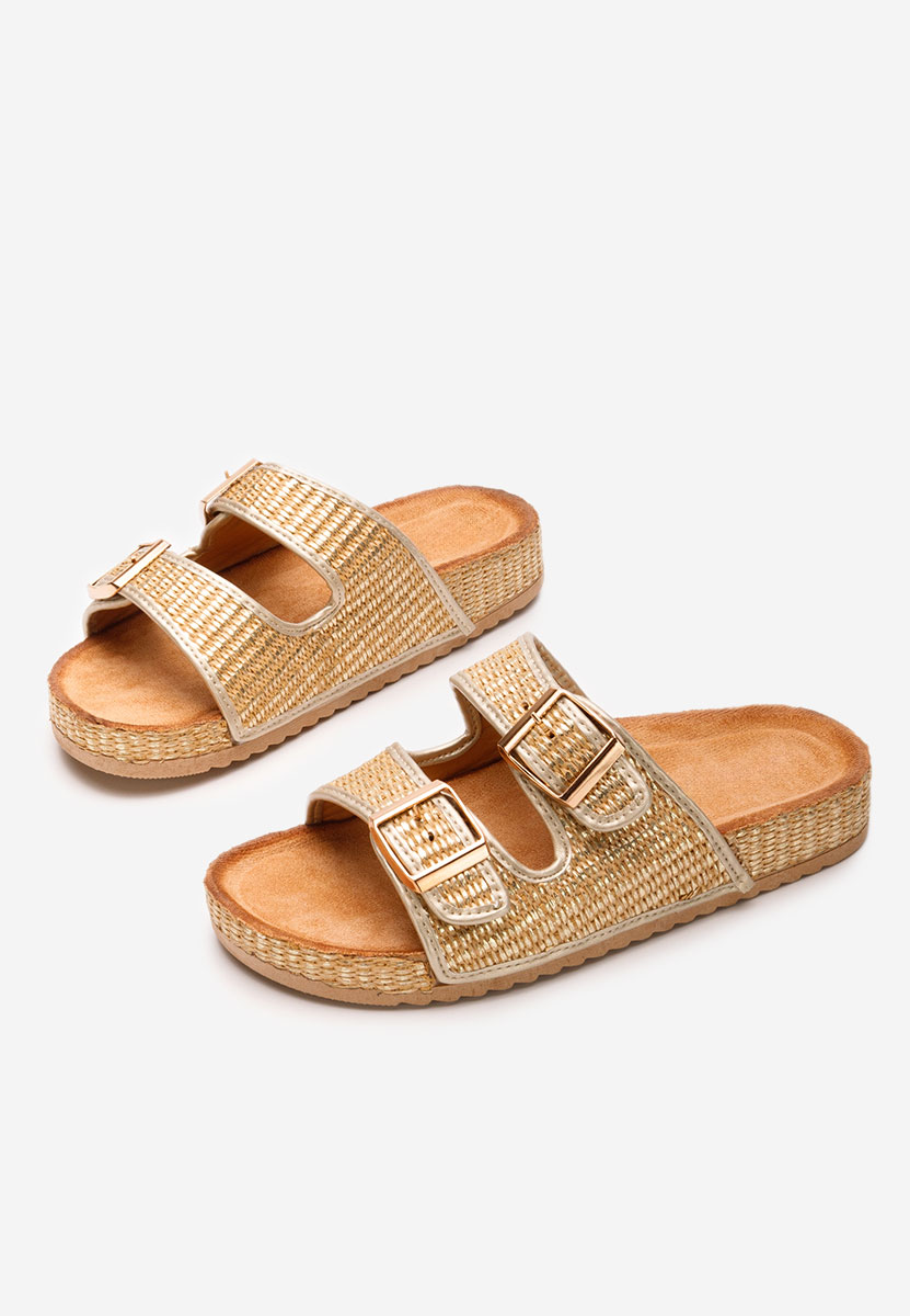 Ciabatte donna Caellia oro