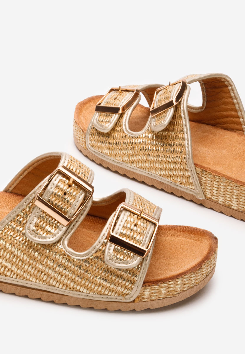 Ciabatte donna Caellia oro