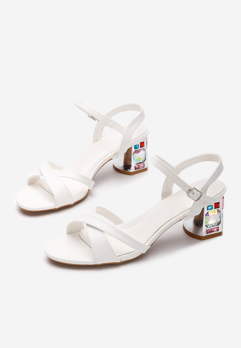 Sandali eleganti V2 bianchi