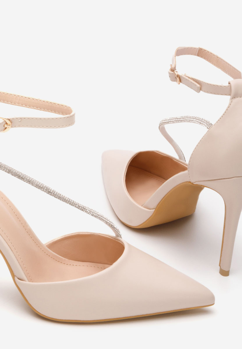 Décolleté tacco a spillo Honeya beige