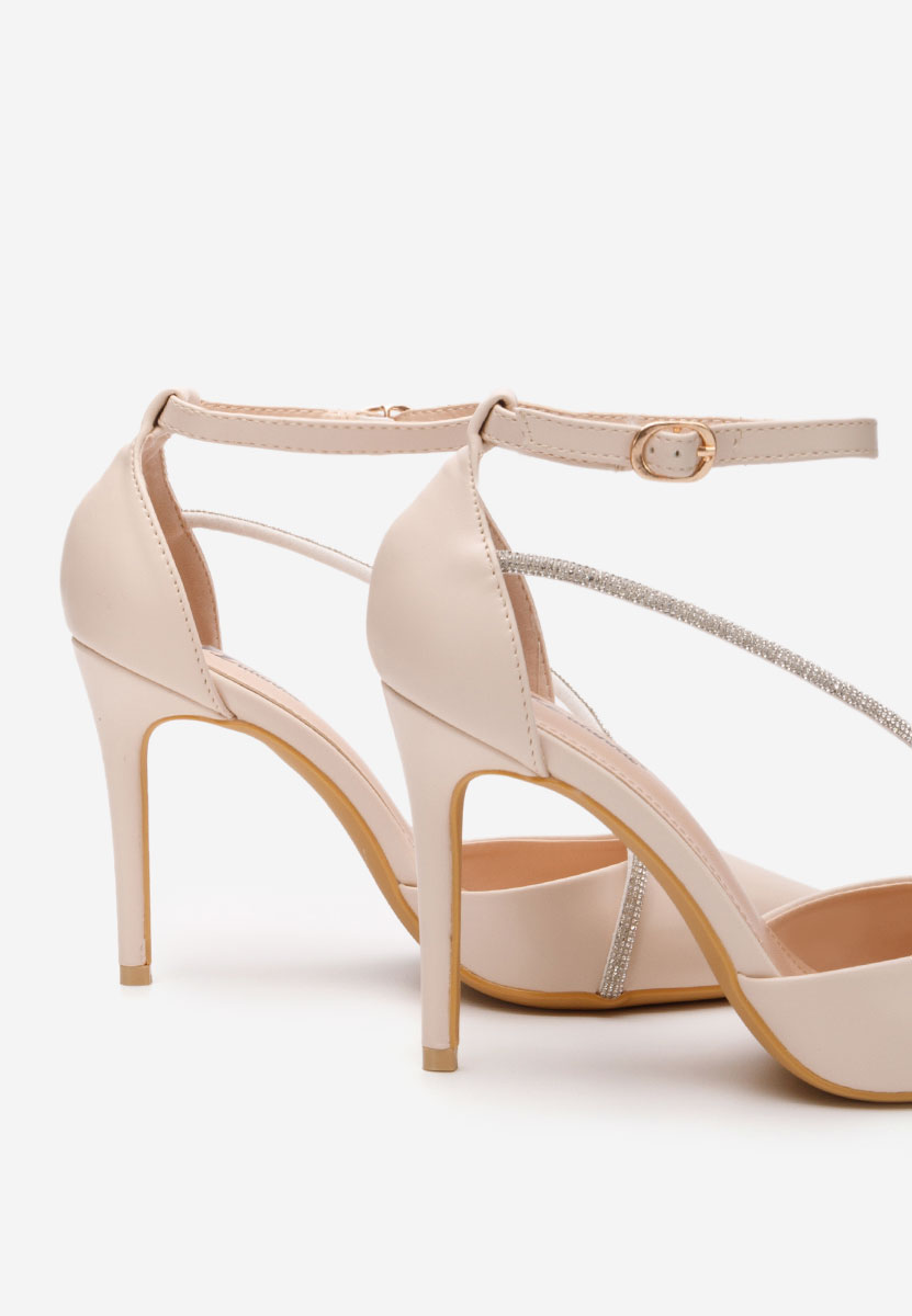 Décolleté tacco a spillo Honeya beige