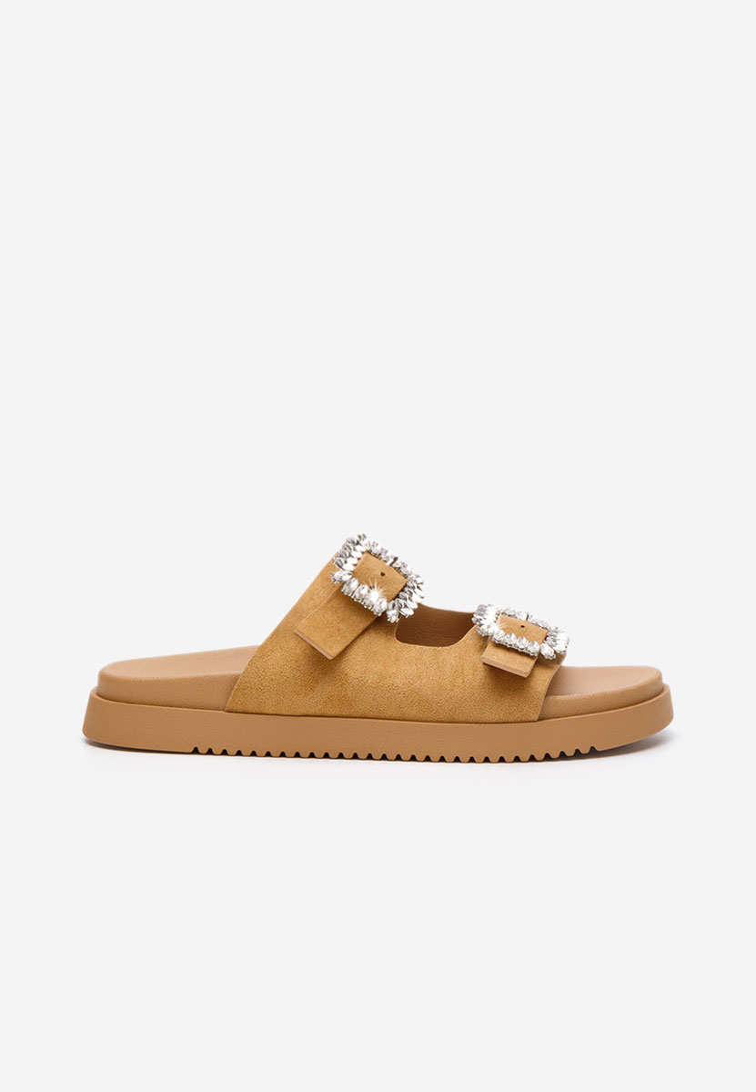 Ciabatte donna Galena camel