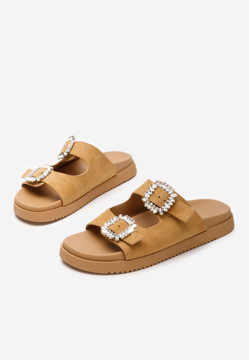 Ciabatte donna Galena camel