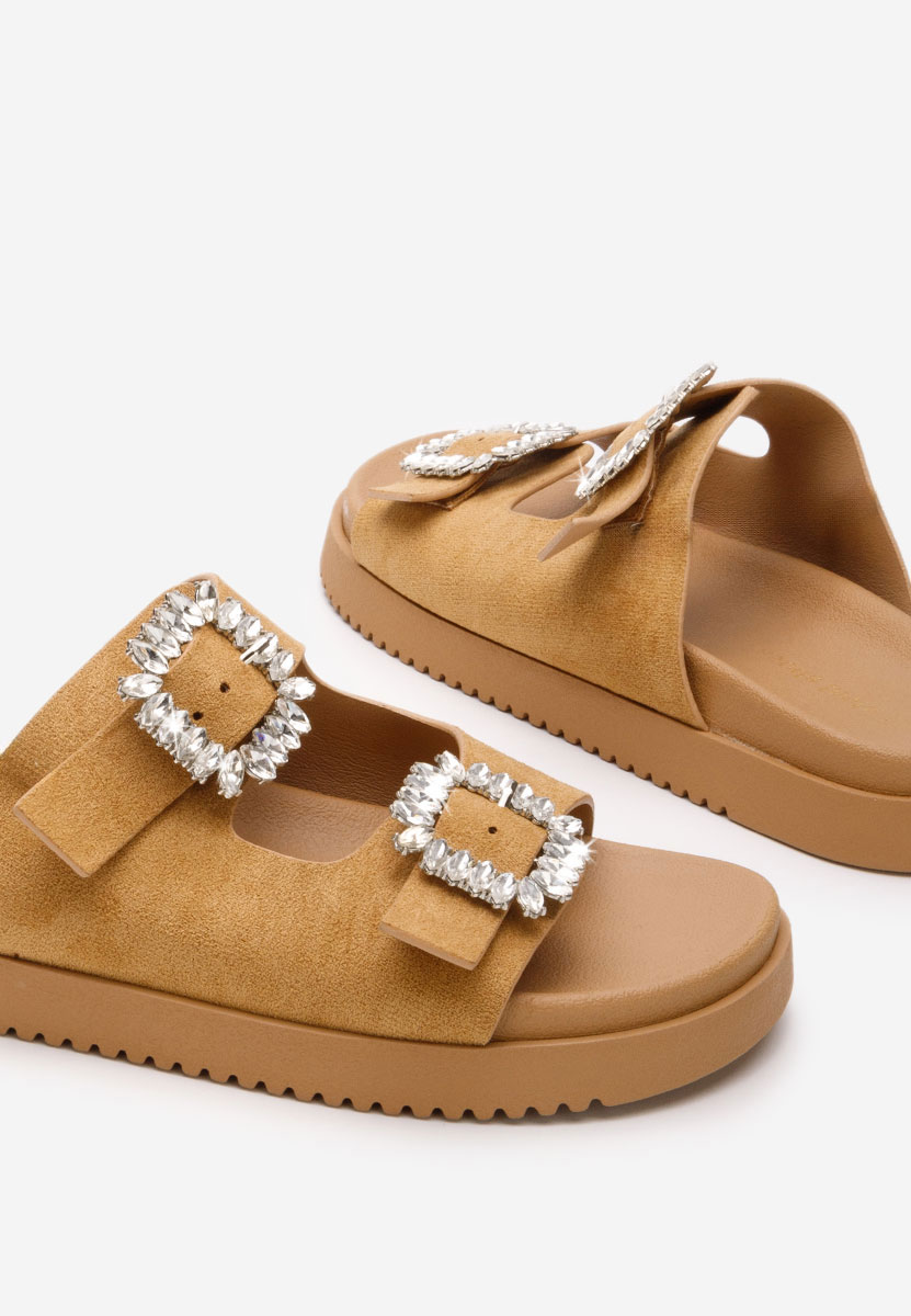 Ciabatte donna Galena camel