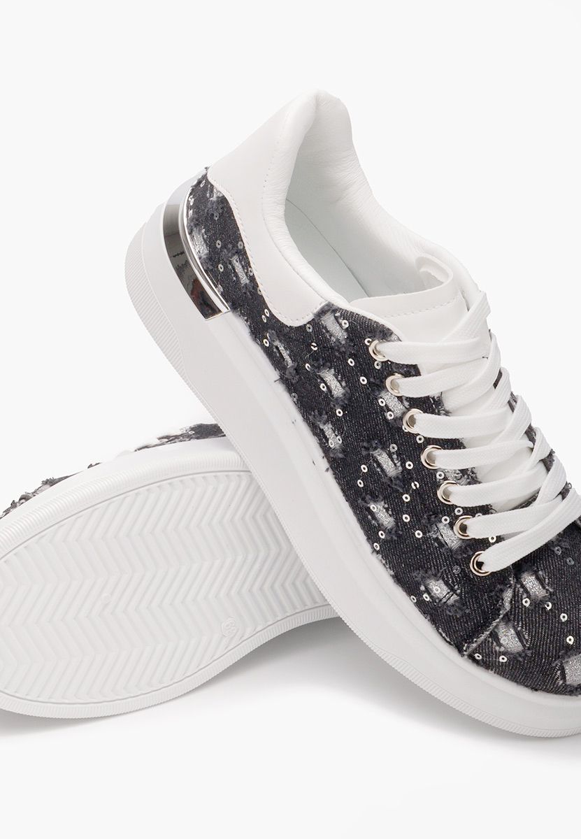 Sneakers con plateau Tanida nero