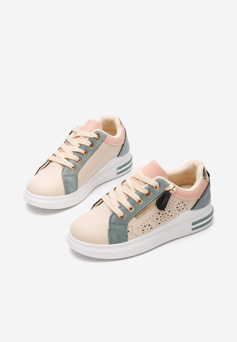 Scarpe sportive per bambina Quria beige