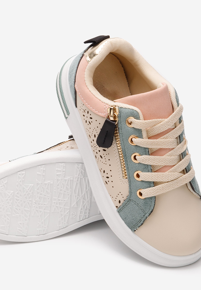 Scarpe sportive per bambina Quria beige