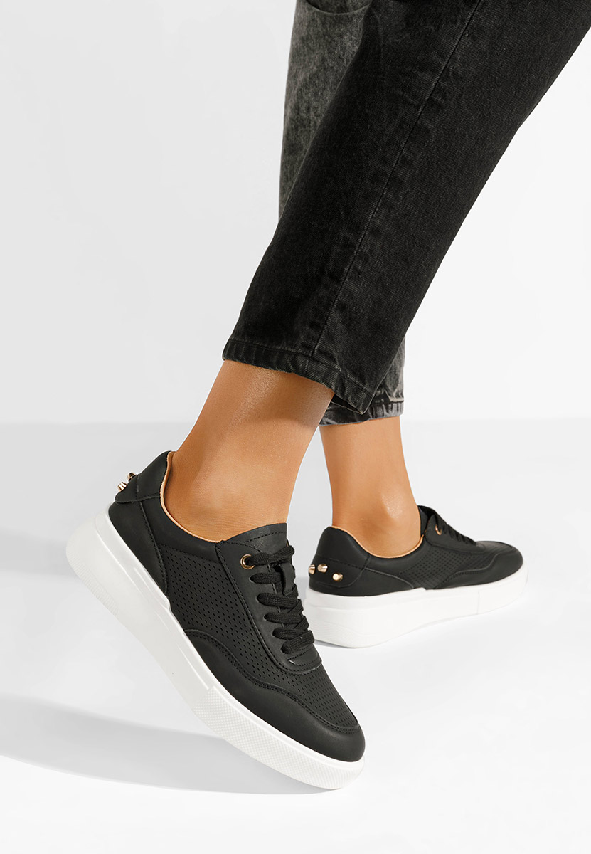 Sneakers con plateau Hessa nero