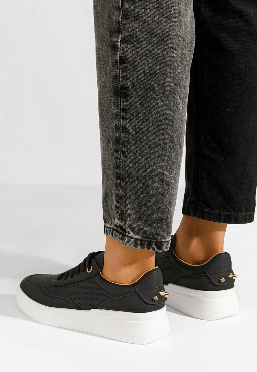 Sneakers con plateau Hessa nero