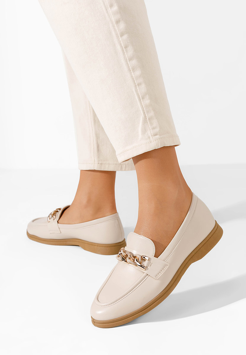 Mocassini da donna Eroche beige