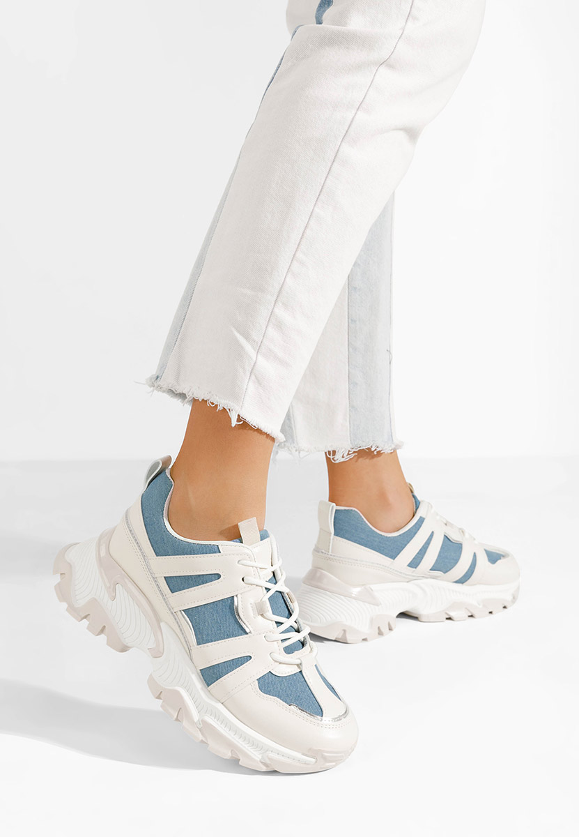 Sneakers con zeppa Alonna blu