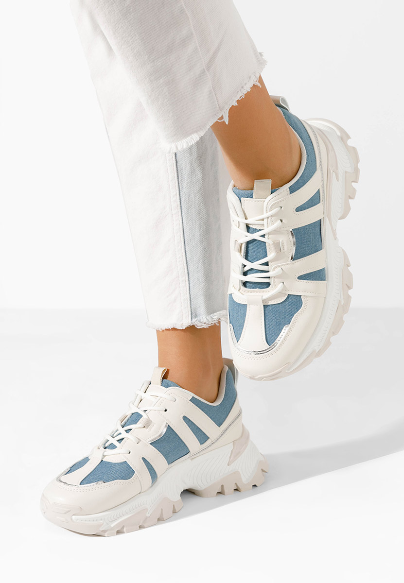 Sneakers con zeppa Alonna blu