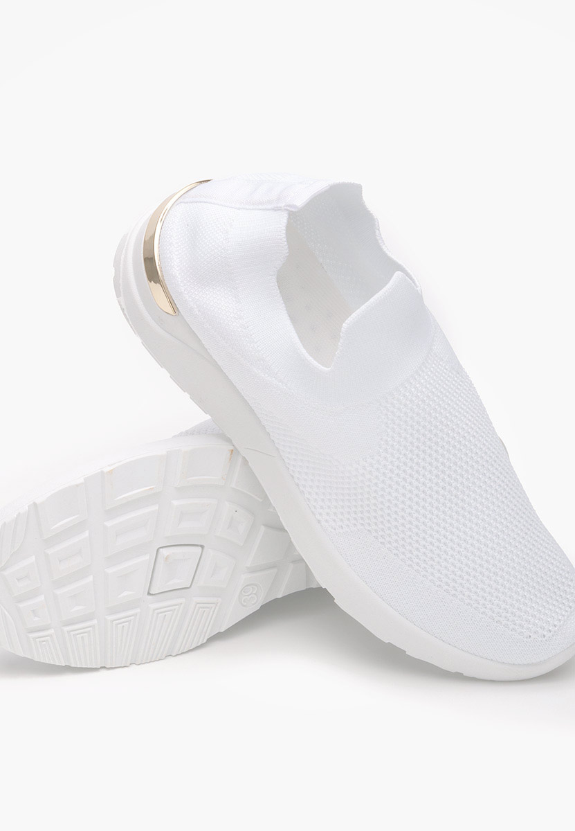 Scarpe da ginnastica slip-on Aderine bianchi