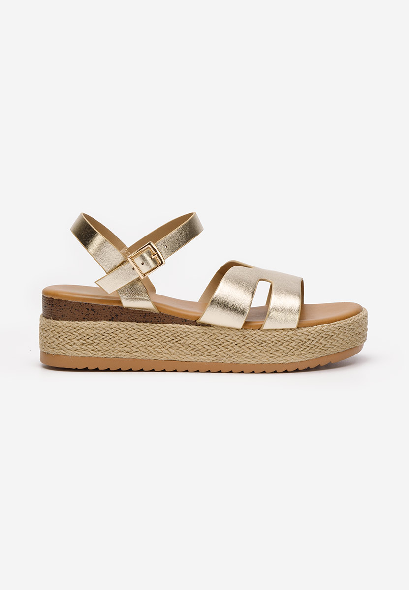 Espadrillas zeppa Rumia oro