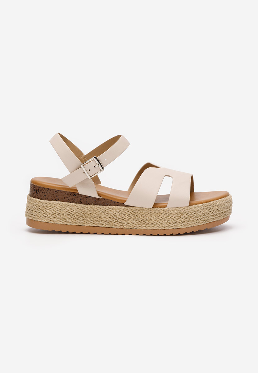 Espadrillas zeppa Rumia beige