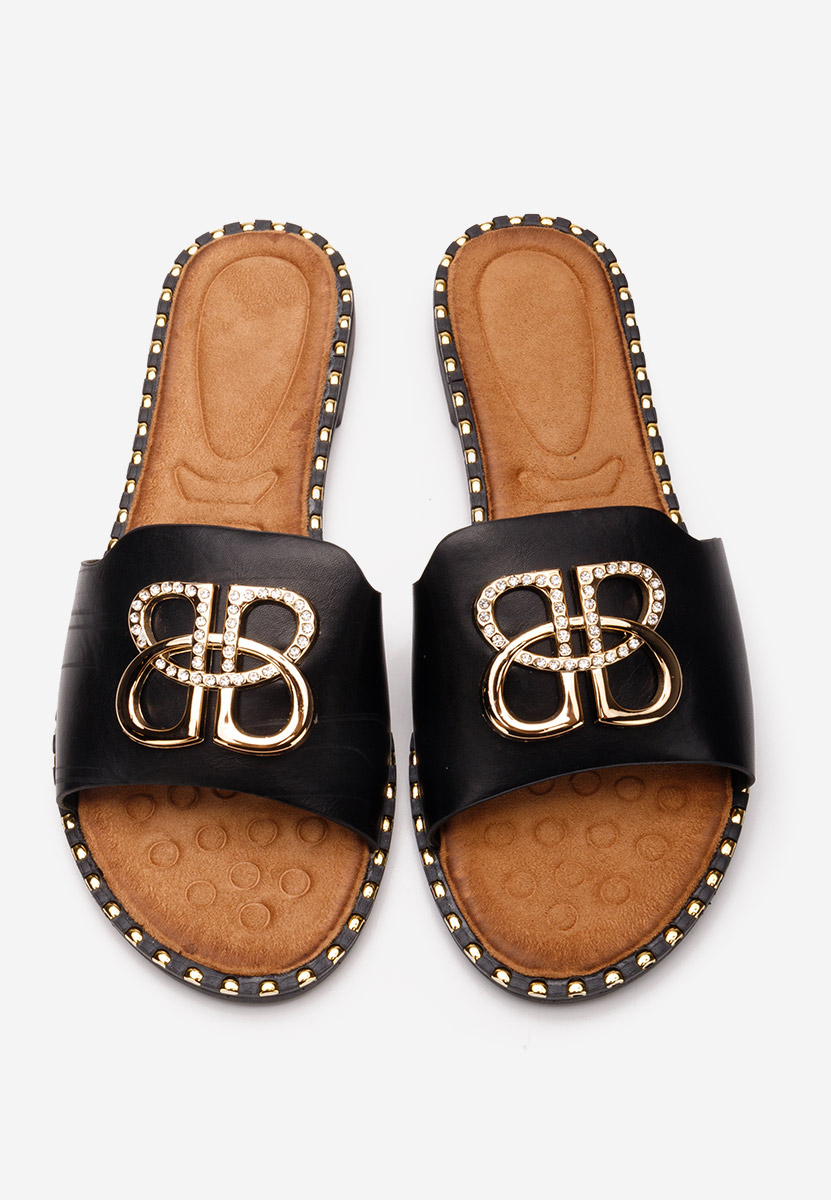 Ciabatte donna Evelina nero