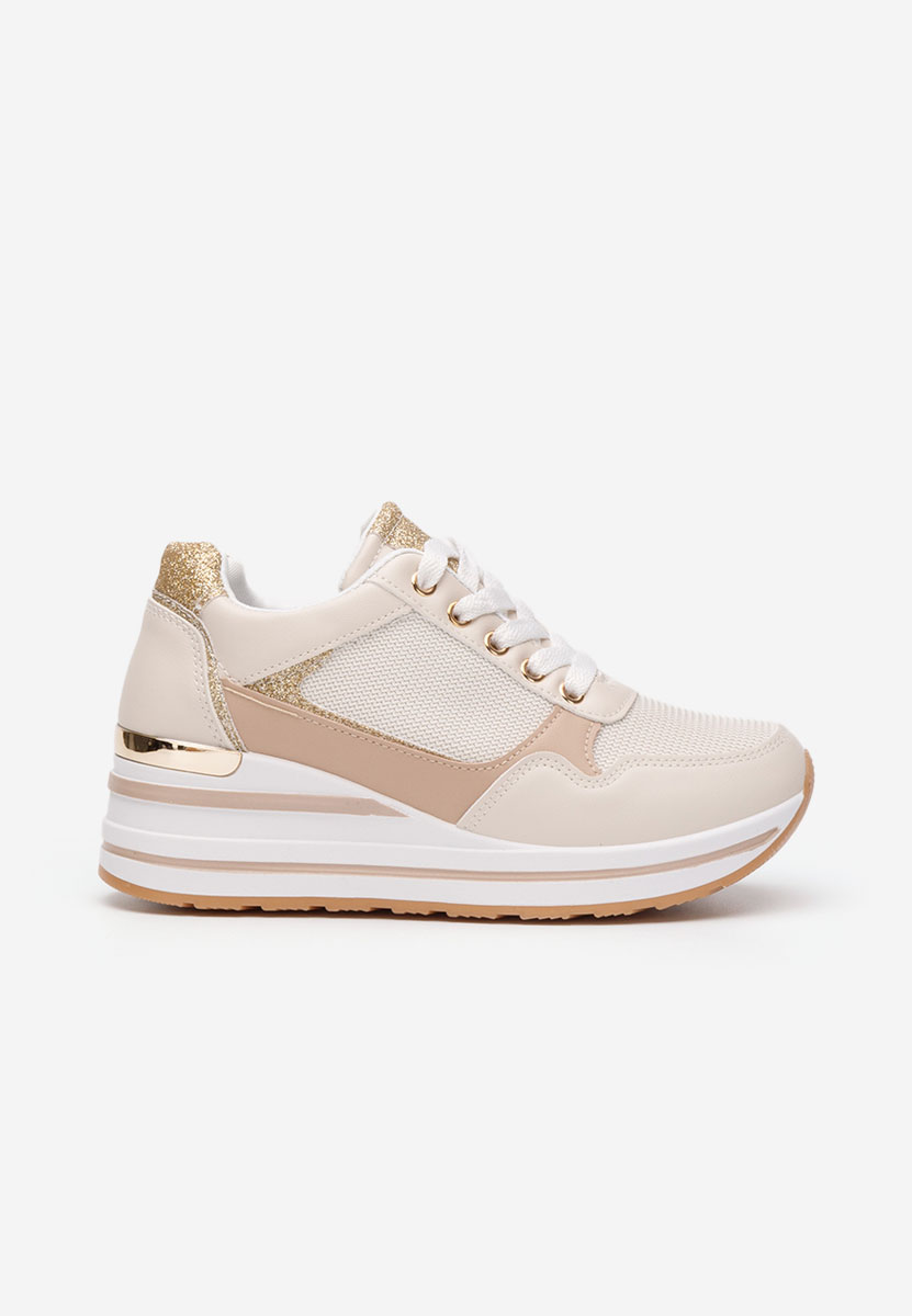 Sneakers con zeppa Bienna beige