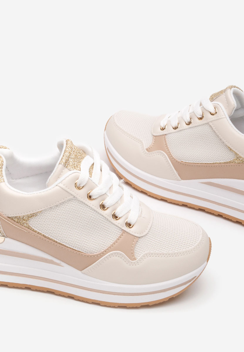 Sneakers con zeppa Bienna beige