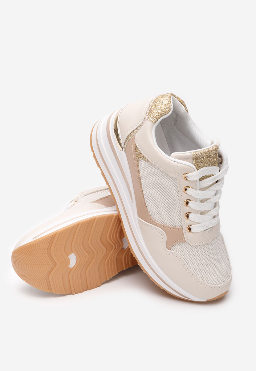 Sneakers con zeppa Bienna beige