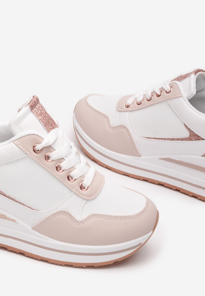 Sneakers con zeppa Bienna rosa