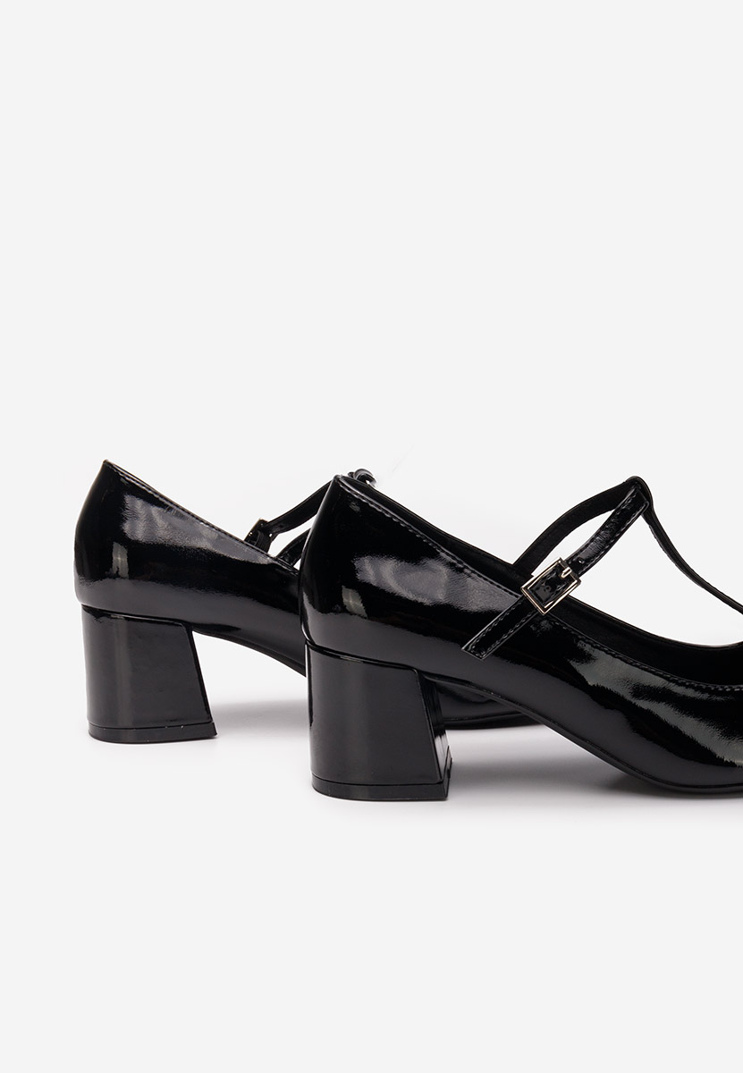 Décolleté tacco largo Nariela V2 nero