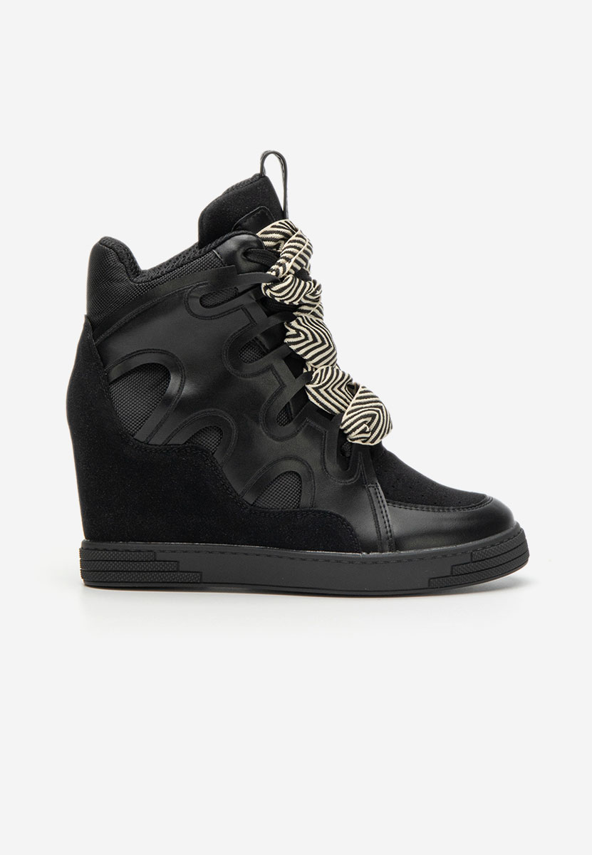 Sneakers con zeppa Jessy nero